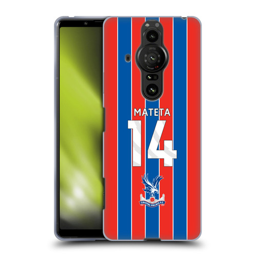 Crystal Palace FC 2025/26 Players Home Kit Jean-Philippe Mateta Soft Gel Case for Sony Xperia Pro-I