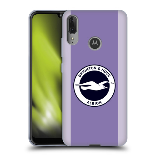 Brighton & Hove Albion F.C 2025/26 Badge Kit Away Soft Gel Case for Motorola Moto E6 Plus