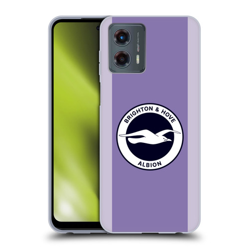 Brighton & Hove Albion F.C 2025/26 Badge Kit Away Soft Gel Case for Motorola Moto G (2023)