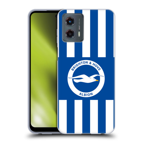 Brighton & Hove Albion F.C 2025/26 Badge Kit Home Soft Gel Case for Motorola Moto G (2023)