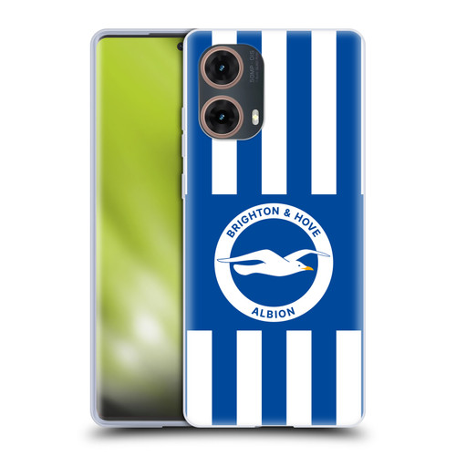 Brighton & Hove Albion F.C 2025/26 Badge Kit Home Soft Gel Case for Motorola Moto G85