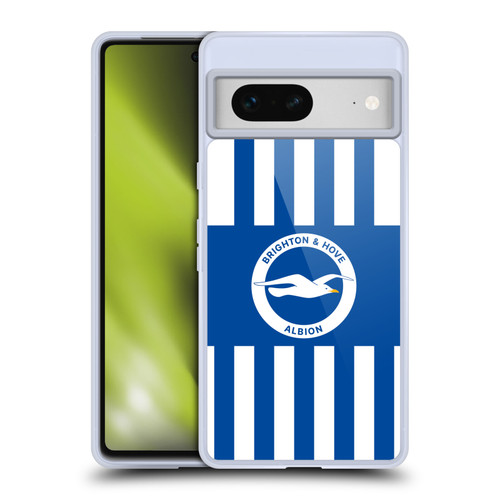 Brighton & Hove Albion F.C 2025/26 Badge Kit Home Soft Gel Case for Google Pixel 7