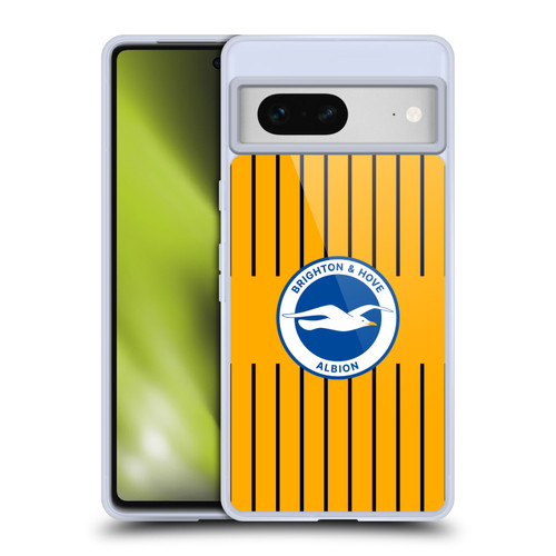 Brighton & Hove Albion F.C 2025/26 Badge Kit Third Soft Gel Case for Google Pixel 7