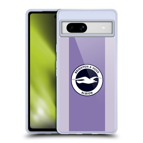 Brighton & Hove Albion F.C 2025/26 Badge Kit Away Soft Gel Case for Google Pixel 7a
