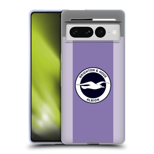 Brighton & Hove Albion F.C 2025/26 Badge Kit Away Soft Gel Case for Google Pixel 7 Pro