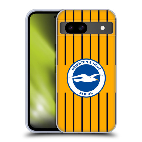 Brighton & Hove Albion F.C 2025/26 Badge Kit Third Soft Gel Case for Google Pixel 8a