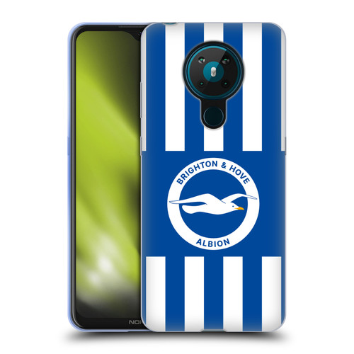 Brighton & Hove Albion F.C 2025/26 Badge Kit Home Soft Gel Case for Nokia 5.3