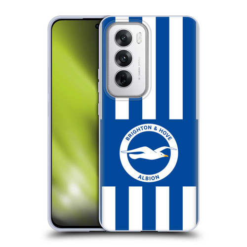 Brighton & Hove Albion F.C 2025/26 Badge Kit Home Soft Gel Case for OPPO Reno12 5G