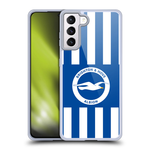 Brighton & Hove Albion F.C 2025/26 Badge Kit Home Soft Gel Case for Samsung Galaxy S21+ 5G