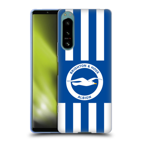 Brighton & Hove Albion F.C 2025/26 Badge Kit Home Soft Gel Case for Sony Xperia 5 IV