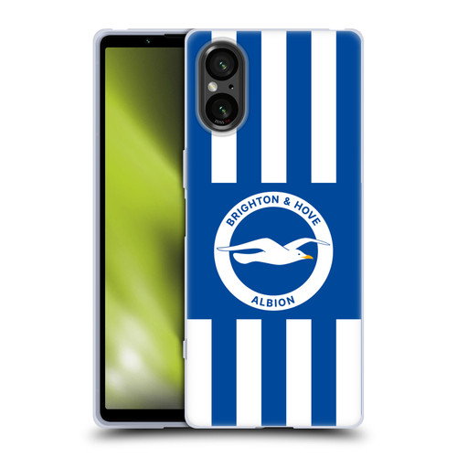 Brighton & Hove Albion F.C 2025/26 Badge Kit Home Soft Gel Case for Sony Xperia 5 V 5G
