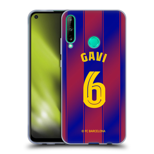 FC Barcelona 2025/26 Players Home Kit Gavi Soft Gel Case for Huawei P40 lite E