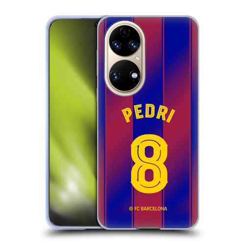 FC Barcelona 2025/26 Players Home Kit Pedri Soft Gel Case for Huawei P50