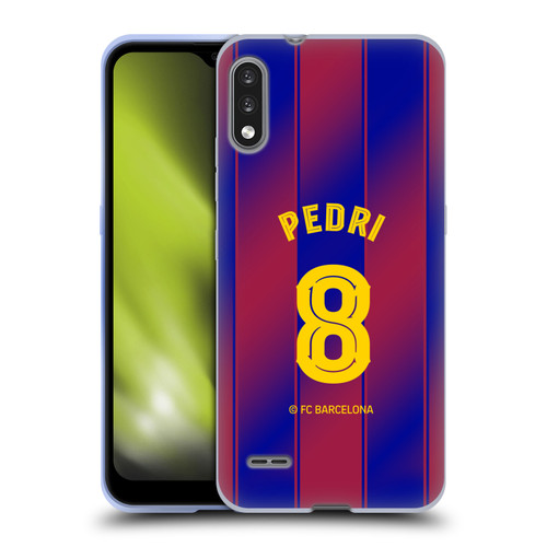 FC Barcelona 2025/26 Players Home Kit Pedri Soft Gel Case for LG K22