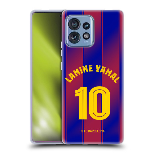 FC Barcelona 2025/26 Players Home Kit Lamine Yamal Soft Gel Case for Motorola Moto Edge 40 Pro/Plus 2023