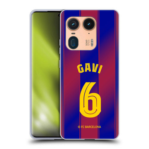 FC Barcelona 2025/26 Players Home Kit Gavi Soft Gel Case for Motorola Edge 50 Ultra/X50 Ultra