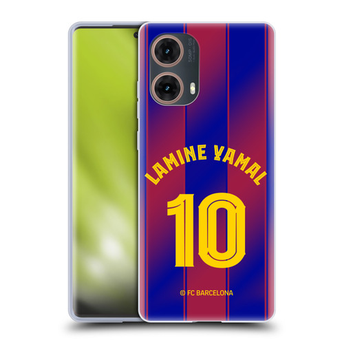 FC Barcelona 2025/26 Players Home Kit Lamine Yamal Soft Gel Case for Motorola Moto G85