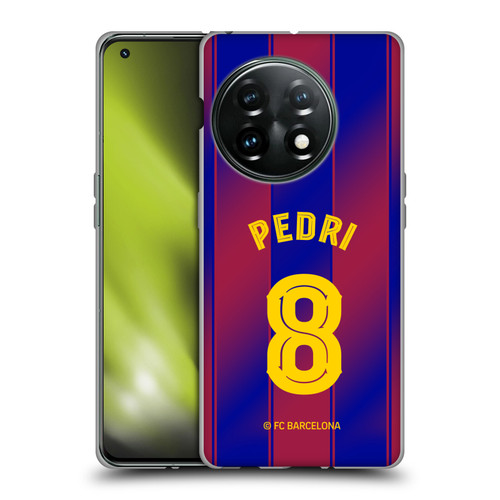 FC Barcelona 2025/26 Players Home Kit Pedri Soft Gel Case for OnePlus 11 5G