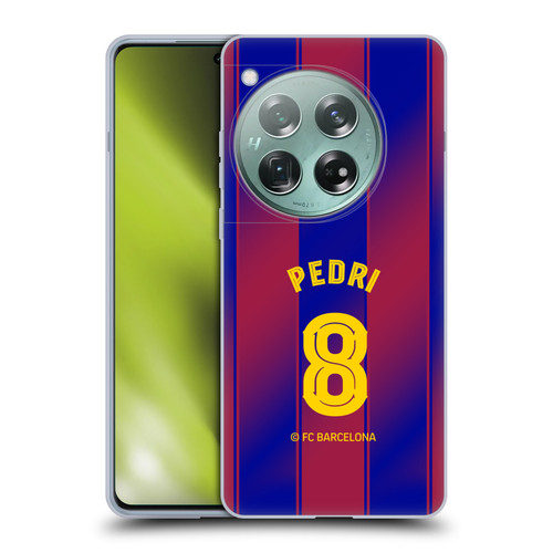 FC Barcelona 2025/26 Players Home Kit Pedri Soft Gel Case for OnePlus 12