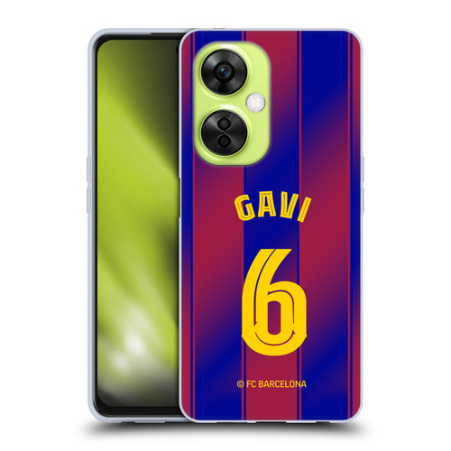 FC Barcelona 2025/26 Players Home Kit Gavi Soft Gel Case for OnePlus Nord CE 3 Lite 5G