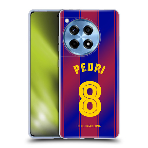 FC Barcelona 2025/26 Players Home Kit Pedri Soft Gel Case for OnePlus 12R