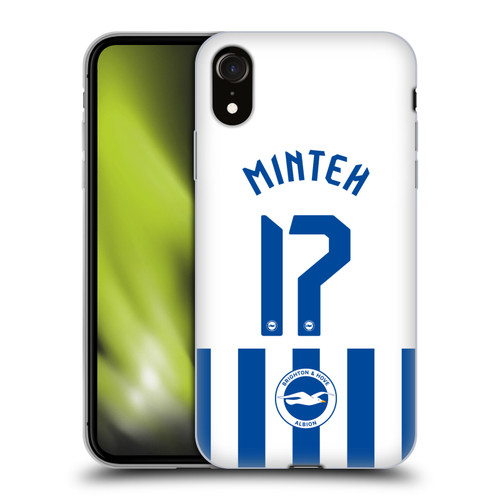 Brighton & Hove Albion F.C 2025/26 Players Home Kit Yankuba Minteh Soft Gel Case for Apple iPhone XR Brighton & Hove Albion F.C 2025/26 Players Home Kit Yankuba Minteh Soft Gel Case for Apple iPhone XR