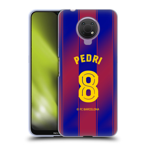FC Barcelona 2025/26 Players Home Kit Pedri Soft Gel Case for Nokia G10