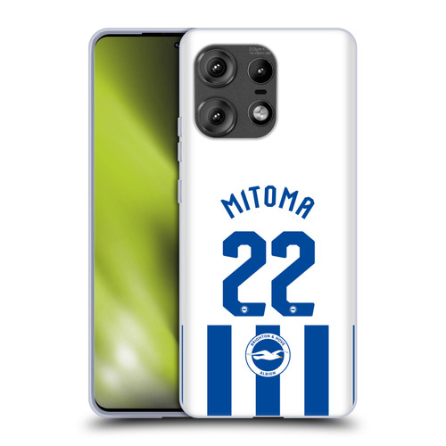 Brighton & Hove Albion F.C 2025/26 Players Home Kit Kaoru Mitoma Soft Gel Case for Motorola Edge 50 Pro