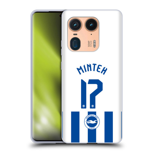 Brighton & Hove Albion F.C 2025/26 Players Home Kit Yankuba Minteh Soft Gel Case for Motorola Edge 50 Ultra/X50 Ultra