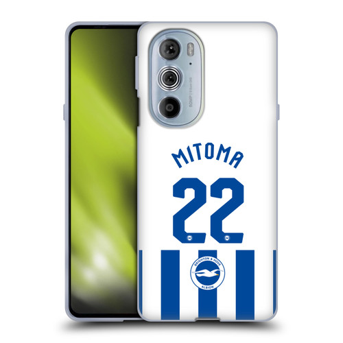 Brighton & Hove Albion F.C 2025/26 Players Home Kit Kaoru Mitoma Soft Gel Case for Motorola Edge X30