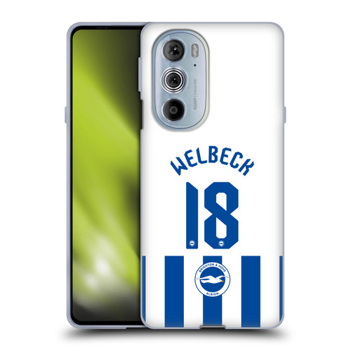 Brighton & Hove Albion F.C 2025/26 Players Home Kit Danny Welbeck Soft Gel Case for Motorola Edge X30