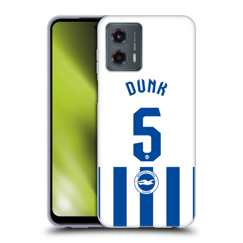 Brighton & Hove Albion F.C 2025/26 Players Home Kit Lewis Dunk Soft Gel Case for Motorola Moto G (2023)