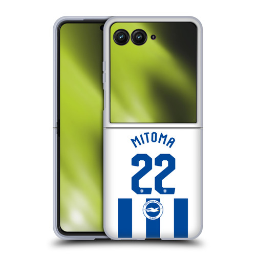 Brighton & Hove Albion F.C 2025/26 Players Home Kit Kaoru Mitoma Soft Gel Case for Motorola Razr 50 Ultra