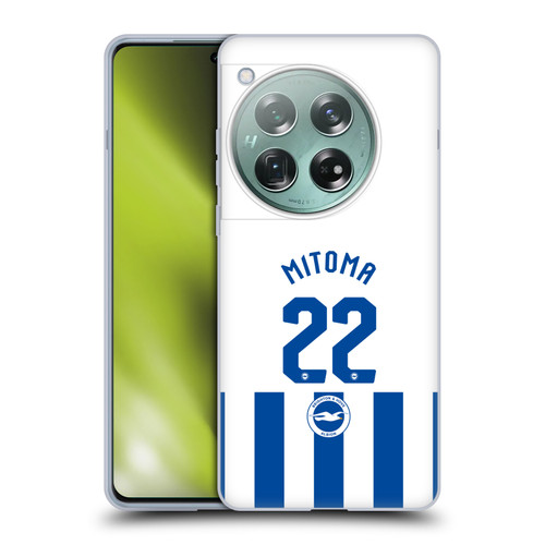 Brighton & Hove Albion F.C 2025/26 Players Home Kit Kaoru Mitoma Soft Gel Case for OnePlus 12