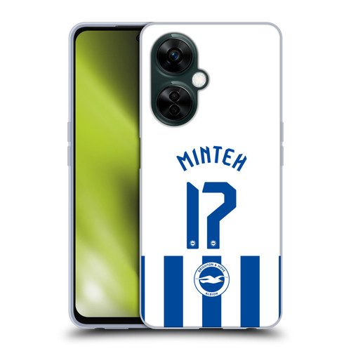 Brighton & Hove Albion F.C 2025/26 Players Home Kit Yankuba Minteh Soft Gel Case for OnePlus Nord N30