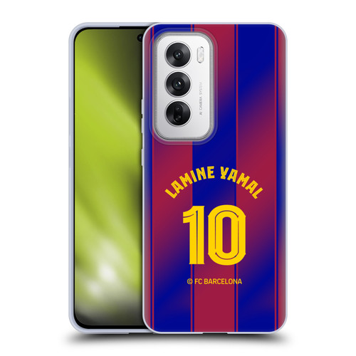 FC Barcelona 2025/26 Players Home Kit Lamine Yamal Soft Gel Case for OPPO Reno12 5G