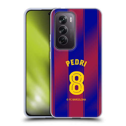 FC Barcelona 2025/26 Players Home Kit Pedri Soft Gel Case for OPPO Reno12 Pro 5G