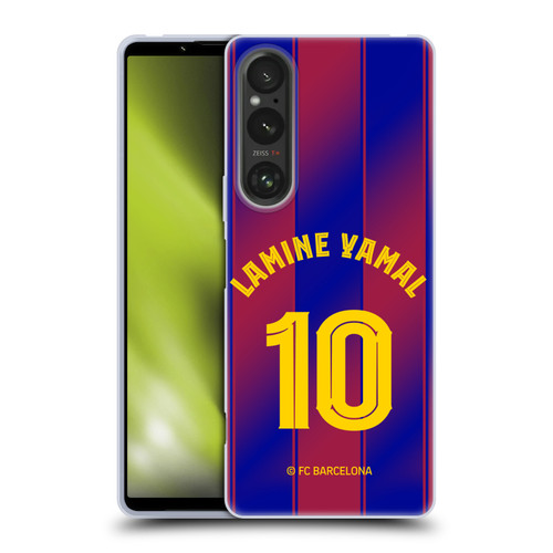 FC Barcelona 2025/26 Players Home Kit Lamine Yamal Soft Gel Case for Sony Xperia 1 V 5G