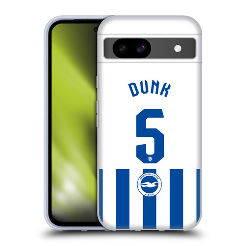 Brighton & Hove Albion F.C 2025/26 Players Home Kit Lewis Dunk Soft Gel Case for Google Pixel 8a