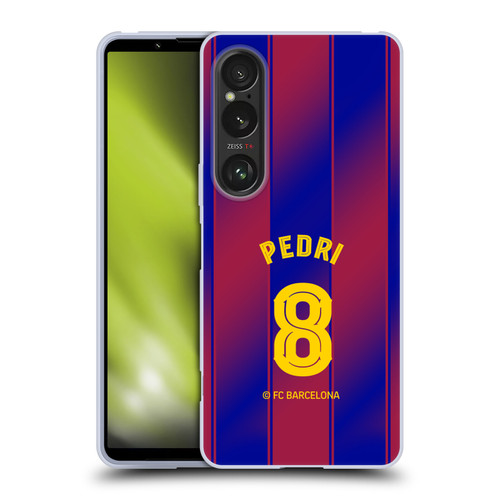 FC Barcelona 2025/26 Players Home Kit Pedri Soft Gel Case for Sony Xperia 1 VI 5G FC Barcelona 2025/26 Players Home Kit Pedri Soft Gel Case for Sony Xperia 1 VI 5G