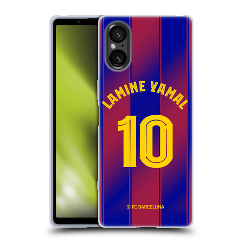 FC Barcelona 2025/26 Players Home Kit Lamine Yamal Soft Gel Case for Sony Xperia 5 V 5G