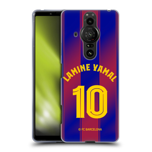 FC Barcelona 2025/26 Players Home Kit Lamine Yamal Soft Gel Case for Sony Xperia Pro-I