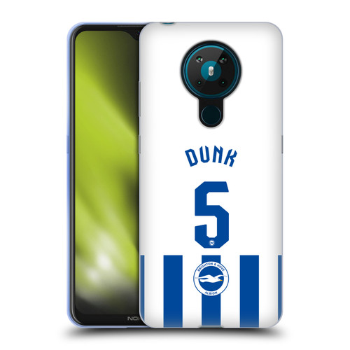 Brighton & Hove Albion F.C 2025/26 Players Home Kit Lewis Dunk Soft Gel Case for Nokia 5.3