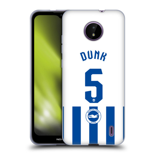 Brighton & Hove Albion F.C 2025/26 Players Home Kit Lewis Dunk Soft Gel Case for Nokia C10 / C20