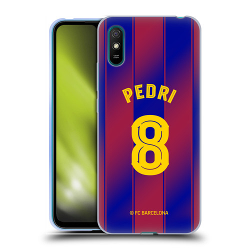 FC Barcelona 2025/26 Players Home Kit Pedri Soft Gel Case for Xiaomi Redmi 9A / Redmi 9AT