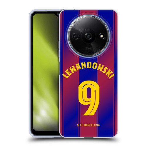 FC Barcelona 2025/26 Players Home Kit Robert Lewandowski Soft Gel Case for Xiaomi Redmi A3