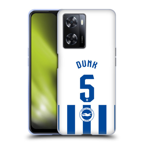 Brighton & Hove Albion F.C 2025/26 Players Home Kit Lewis Dunk Soft Gel Case for OPPO A57s