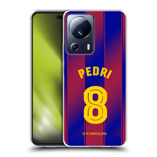FC Barcelona 2025/26 Players Home Kit Pedri Soft Gel Case for Xiaomi 13 Lite 5G