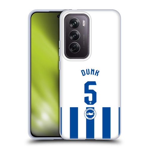 Brighton & Hove Albion F.C 2025/26 Players Home Kit Lewis Dunk Soft Gel Case for OPPO Reno12 Pro 5G