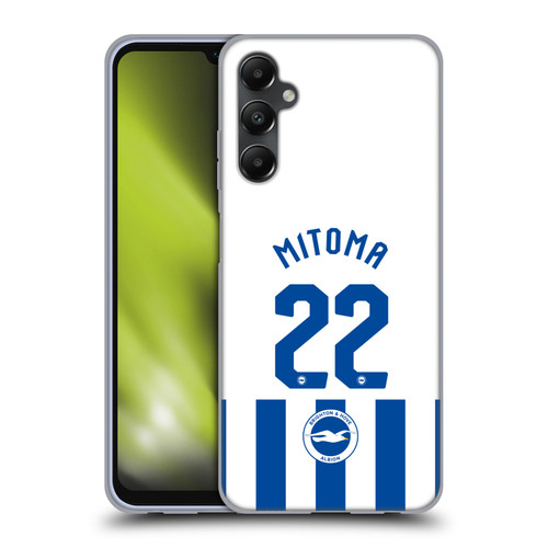 Brighton & Hove Albion F.C 2025/26 Players Home Kit Kaoru Mitoma Soft Gel Case for Samsung Galaxy A05s